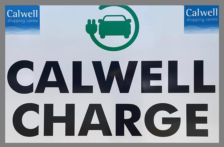 ev charge sign